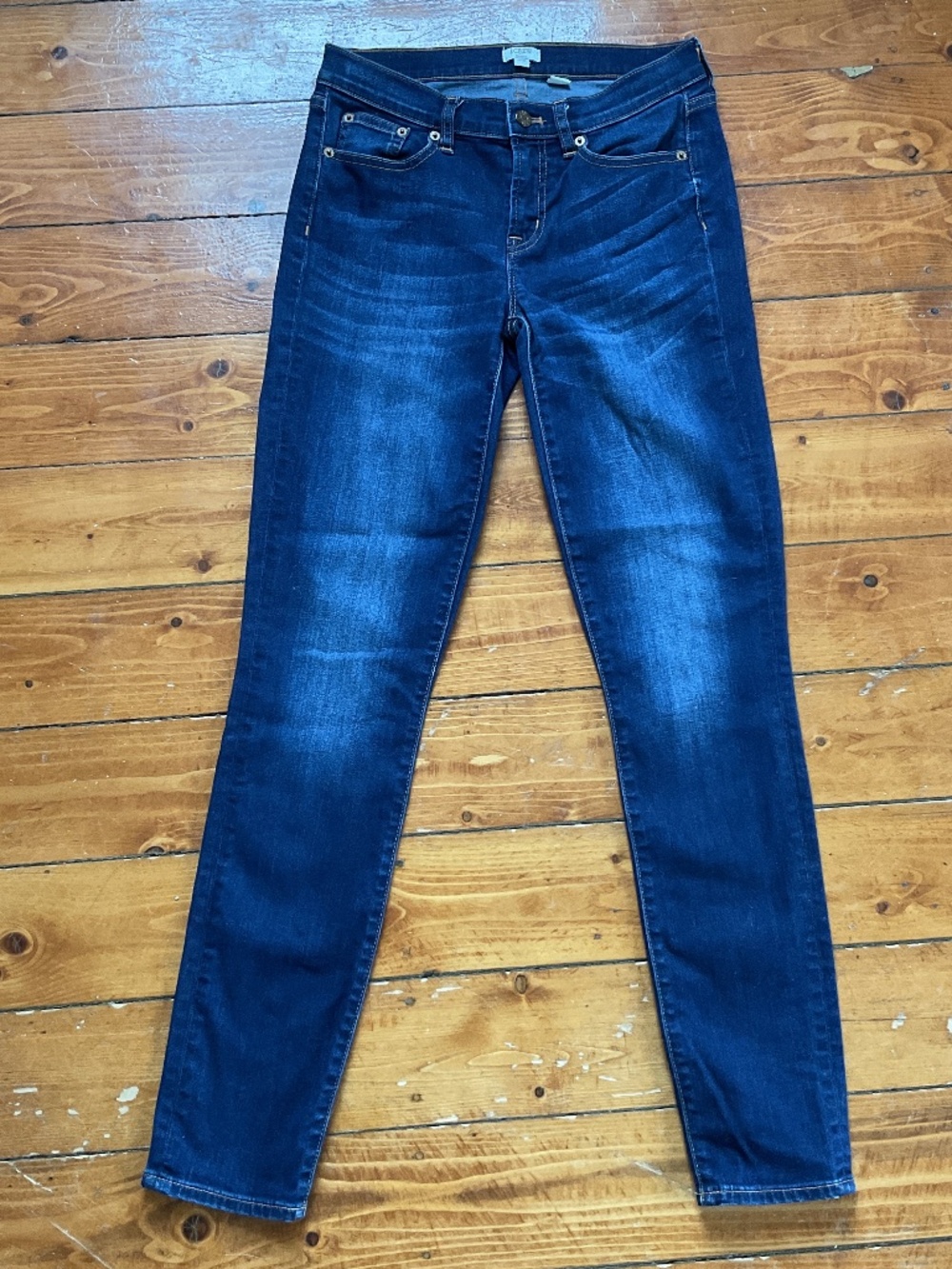 J. Crew Dark Indigo Stretch Skinny Jeans 25/30